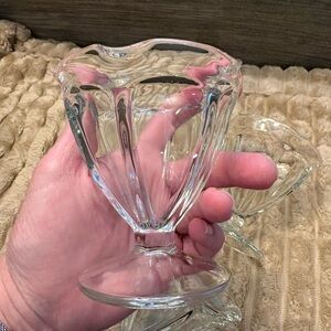 (Set of 4) Vintage/Old fashioned Dessert Sundae Cups